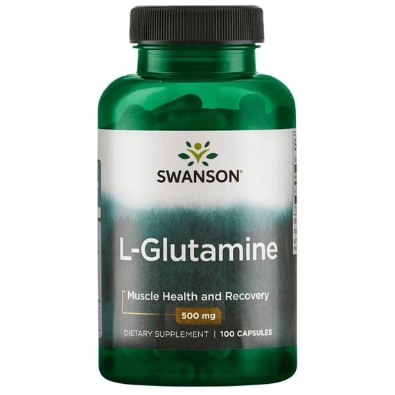 Swanson L-glutamine, 500 mg, 100 db