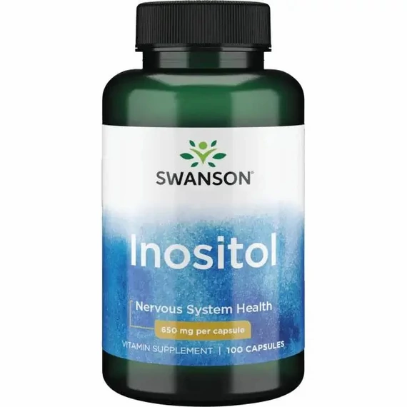 Swanson Inositol, 650 mg kapszula, 100 db