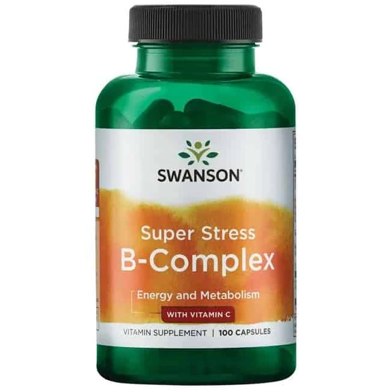 Swanson B-complex c-vitaminnal, komplex, 100 db