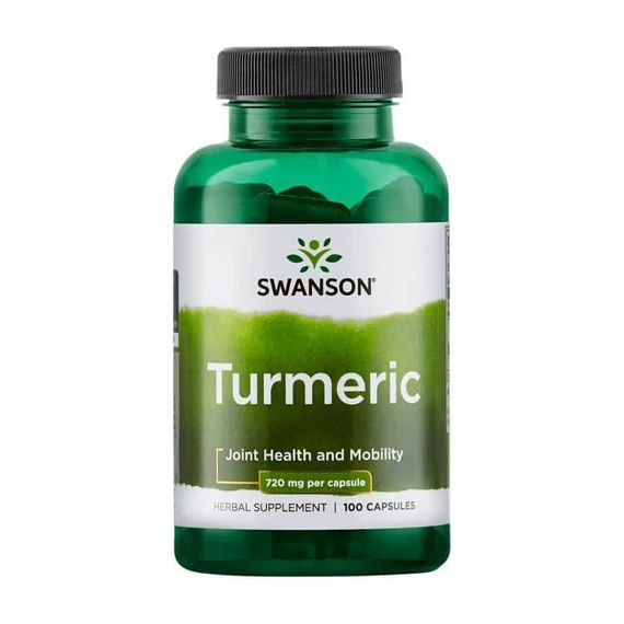 Swanson Turmeric kurkuma, 720 mg, 100 db 