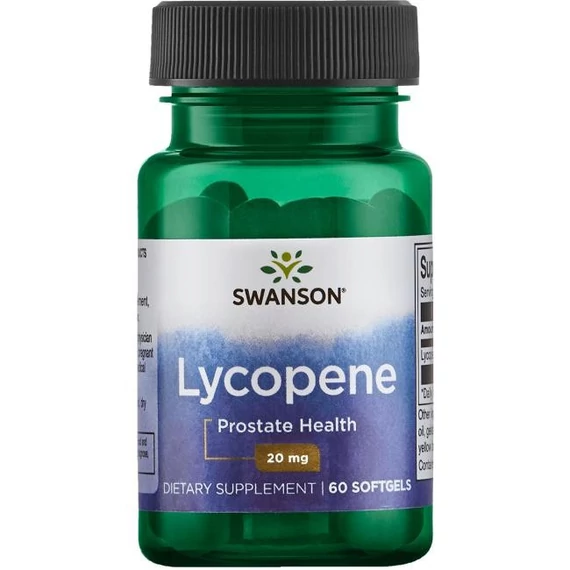 Swanson Lycpene likopin, 20 mg, 60 db
