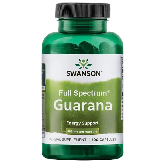 Swanson Guarana full spectrum, 500 mg, 100 db