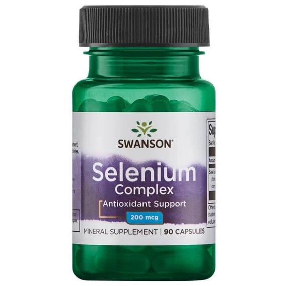 Swanson Selenium complex szelén, 200 mcg, 90 db