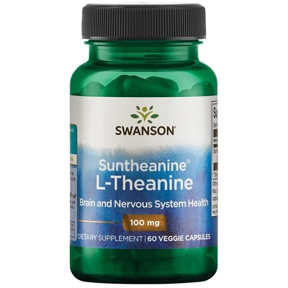 Swanson L-theanine suntheanine, 100 mg, 60 db