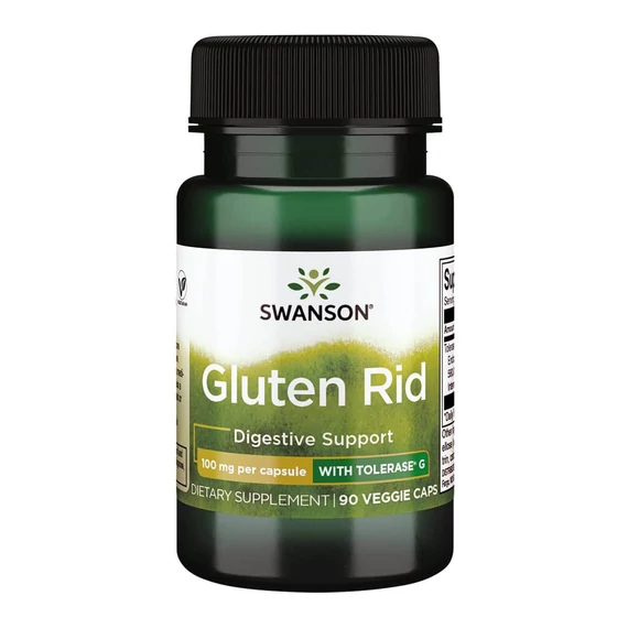 Swanson Gluten rid glutén bontó enzim, 100 mg, 90 db