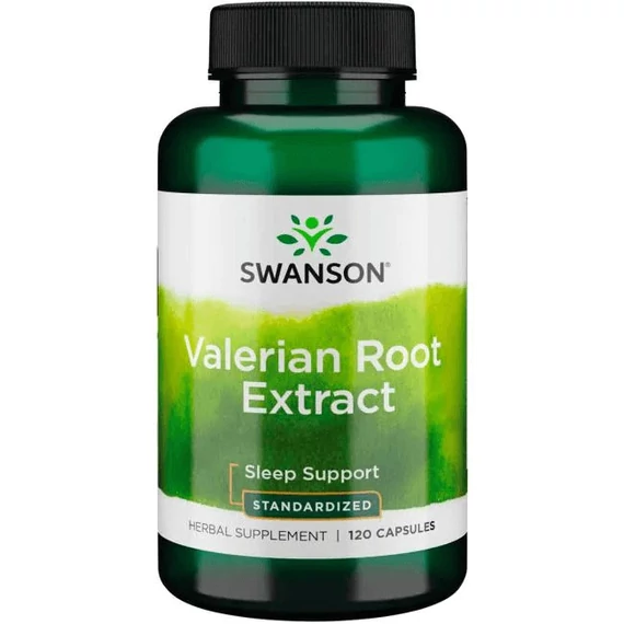 Swanson Valeriana root extract koncentrált hatóanyaggal, 200 mg, 120 db