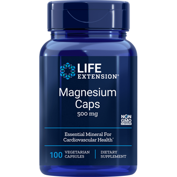 Magnézium, 500mg, 100 db, Life Extension 