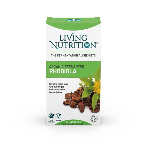 Rhodiola, fermentált, bio, 60 db, Living Nutrition