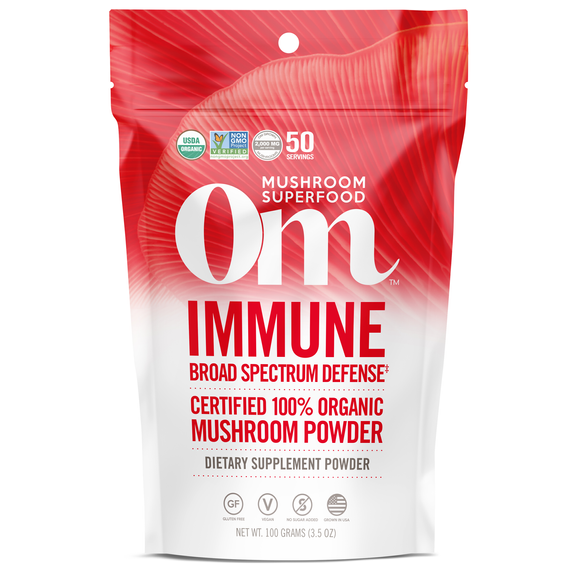 Immune gyógygomba keverék, immunvédelem, 100 g, Om Mushrooms 