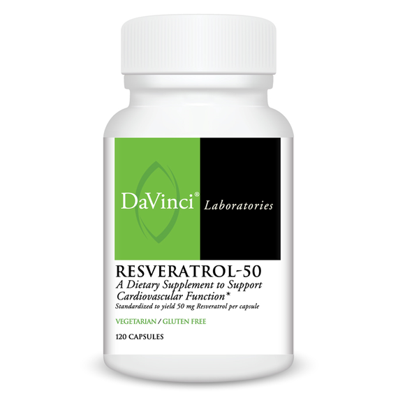 Resveratrol-50 120 db, DaVinci Laboratories of Vermont
