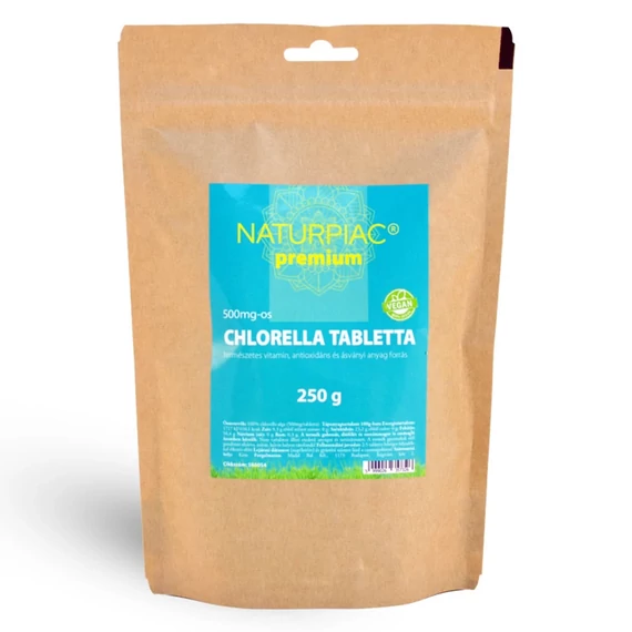 NaturPiac Chlorella tabletta 250g BIO 500mg