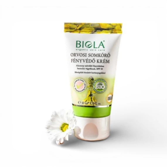 Biola Orvosi somkóró fényvédő krém - SPF10 - sötét, 50 ml
