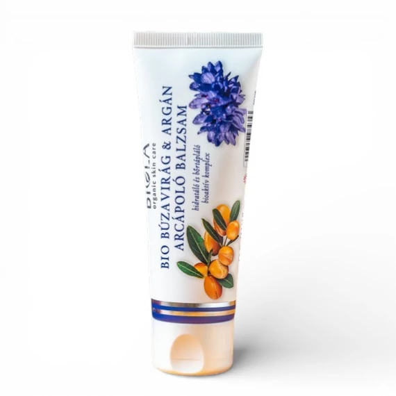 Család Kedvence Bio Búzavirág & argán arcápoló balzsam , 75 ml