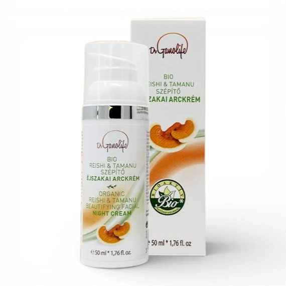Dr. Ganolife Bio reishi & Tamanu hidratáló éjszakai arckrém , 50 ml