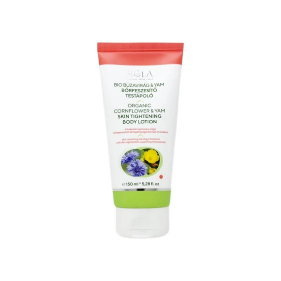 Biola Bio búzavirág & yam bőrfeszesítő testápoló , 150 ml