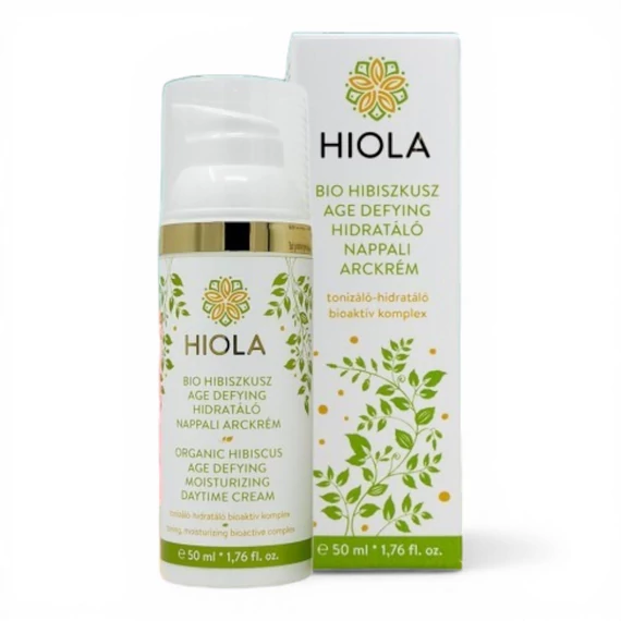 Hiola Bio hibiszkusz time defence hidratáló nappali arckrém , 50 ml