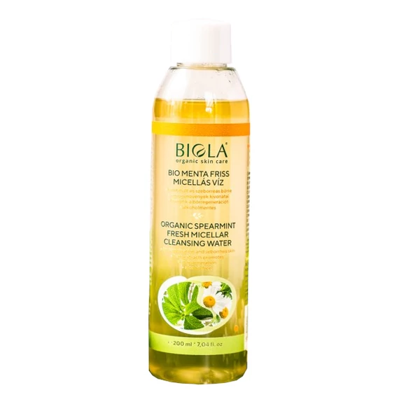 Biola Bio menta friss micellás víz , 200 ml