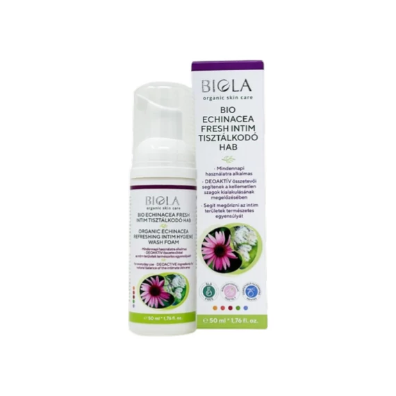 Biola Bio echinacea fresh intim mosakodó hab , 50 ml