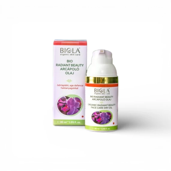 Biola Bio radiant beauty arcápoló olaj , 30 ml
