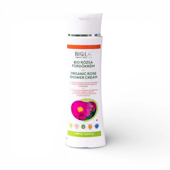 Biola Bio rózsa fürdőkrém , 200 ml