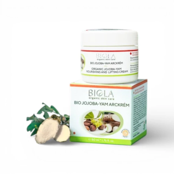 Biola Bio jojoba-yam arckrém, 50 ml