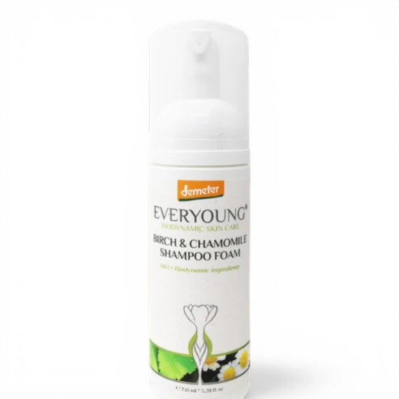 Everyoung Skin Care Bio nyírfa és kamilla samponhab , 150 ml