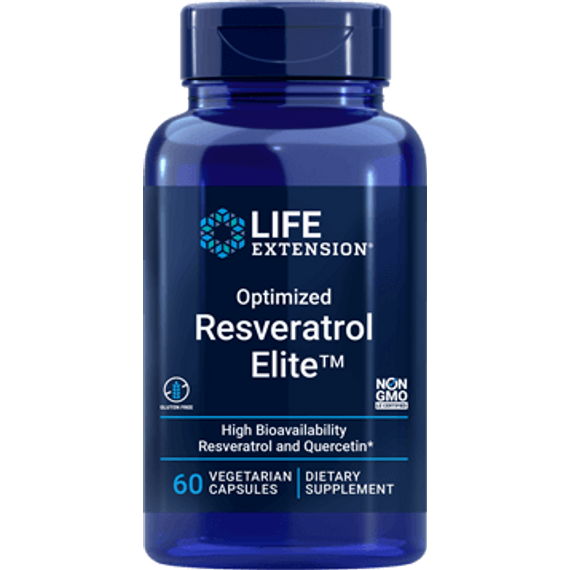 Optimalizált Resveratrol Elite, 60 db, Life Extension 