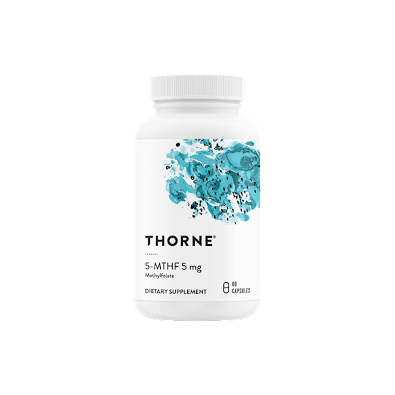 5-MTHF, folát, 5 mg, 60 db, Thorne