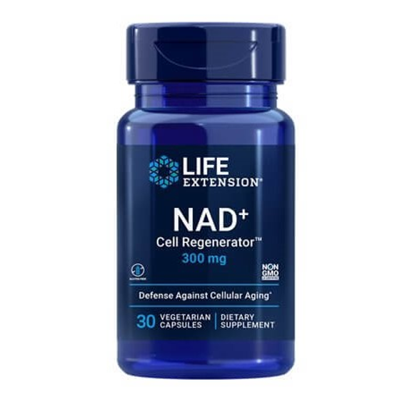 NAD plus sejtregeneráló nikotinamid-ribozid, 300 mg, 30 db, Life Extension