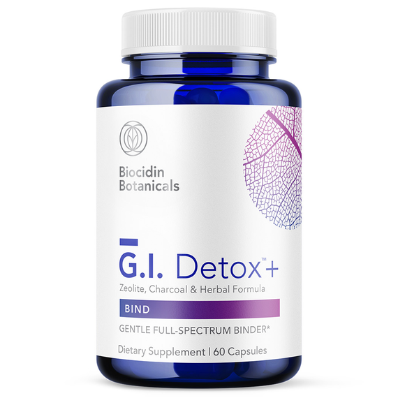 G.I. Detox +, méregtelenítés, 60 db, Biocidin Botanicals