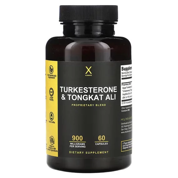 Humanx Turkesterone & Tongkat Ali, 60 db