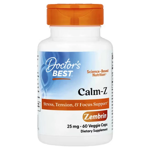 Doctor's Best Calm-Z, 25 mg, 60 kapszula