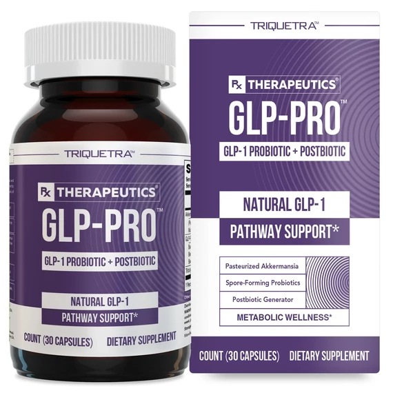 Triquetra Health PX Therapeutics™ GLP-Pro™ GLP-1 Probiotikum + Posztbiotikum, 30 kapszula