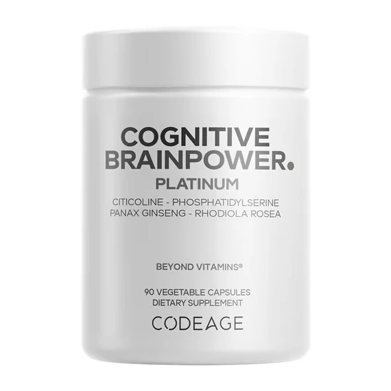 Codeage Cognitive Brainpower Platinum, 90 növényi kapszula