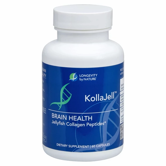 Longevity By Nature KollaJell - Természetes támogatás fókuszhoz és mentális frissességhez, 60 db
