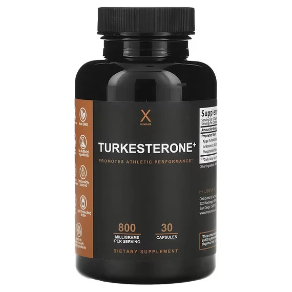 Humanx Turkesterone+, 800 mg, 30 db