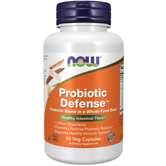 Probiotikus védelem, Probiotic Defense, 90 db, Now