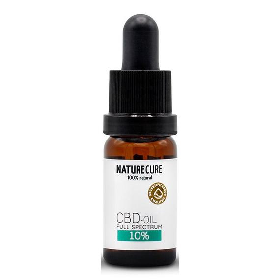 CBD olaj, 10 %,10 ml, teljes spektrumú 1000mg CBD, Nature Cure