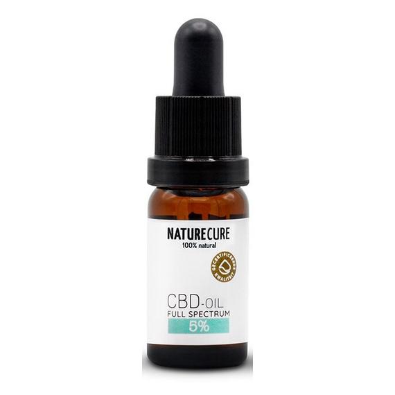 CBD olaj, 5 %,10 ml, teljes spektrumú, 500mg CBD, Nature Cure