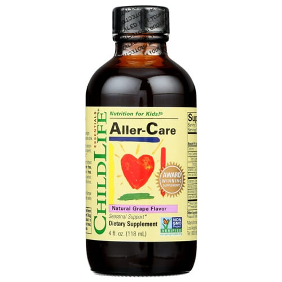 Aller-Care, immunrendszer támogatása, szőlő íz, 118 ml, Childlife 