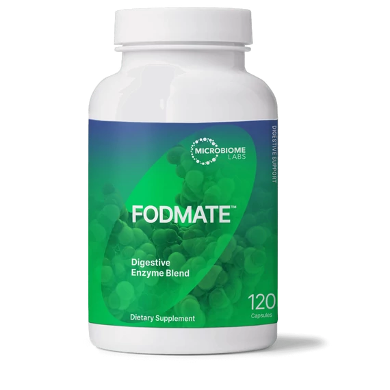 FODMATE, emésztőenzim keverék, 120 db, Microbiome Labs