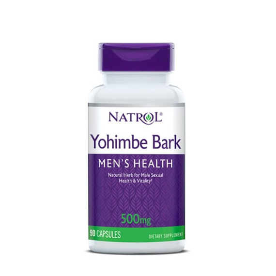 Yohimbe Bark, szexuális egészség támogatása férfiaknak, 500 mg, 90 db, Natrol 