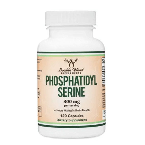 Foszfatidilszerin, Phosphatidylserine, 300 mg, 120 db, Double Wood 
