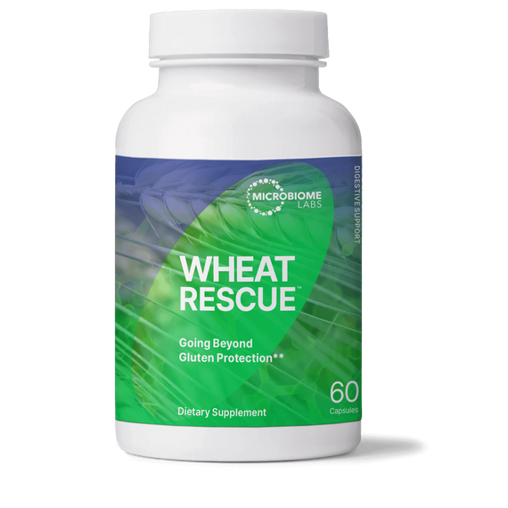 WheatRescue, emésztőenzimek és probiotikumok, 60 db, Microbiome Labs