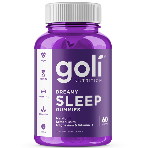Dreamy Sleep gumicukor, alvás támogatása melatoninnal, 60 db, Goli Nutrition