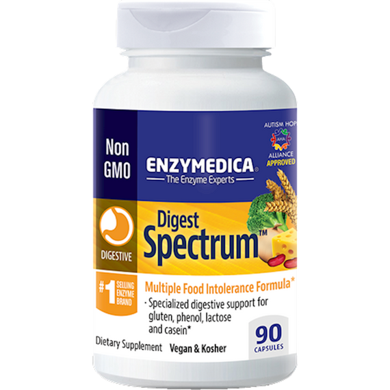 Digest Spectrum, enzimkeverék, 90 db, Enzymedica