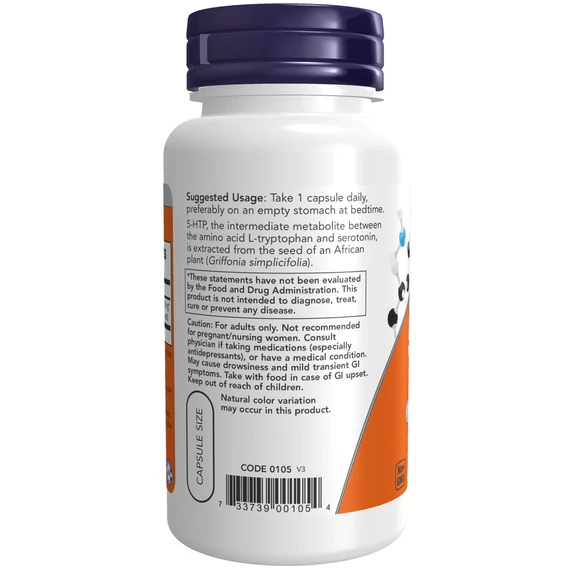 5-HTP, 100 mg 60 db, Now Foods