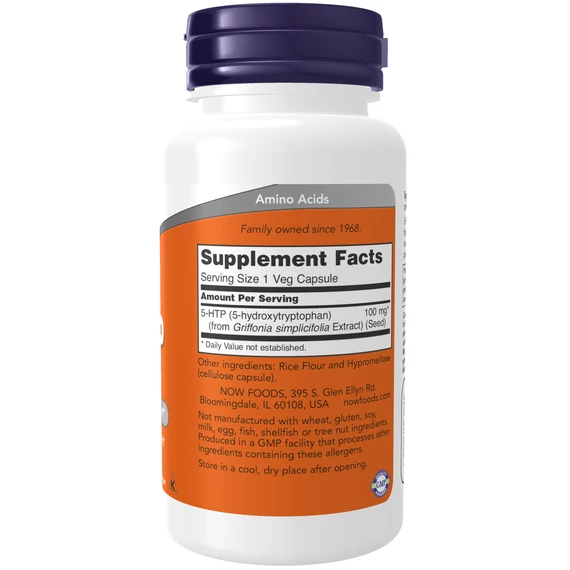 5-HTP, 100 mg 60 db, Now Foods