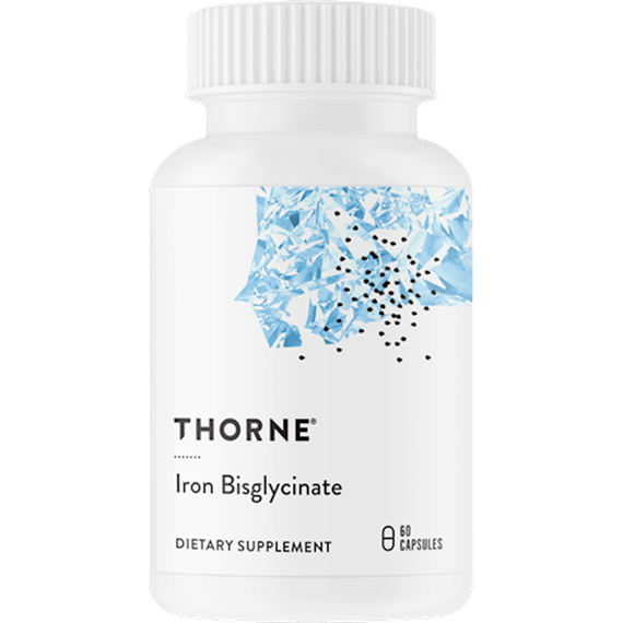 Iron Bisglycinate NSF, vas-biszglicinát, 25 mg, 60 db, Thorne