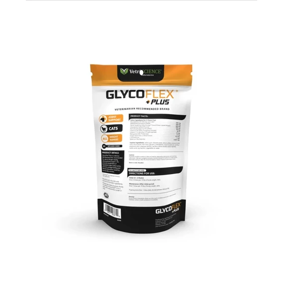 GlycoFlex Plus csípő- és ízületi támogatás macskáknak, 30 db, Vetri Science